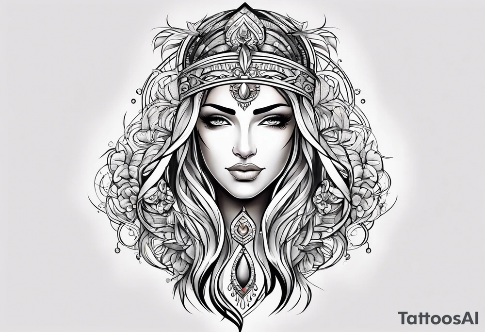 virgo tattoo idea