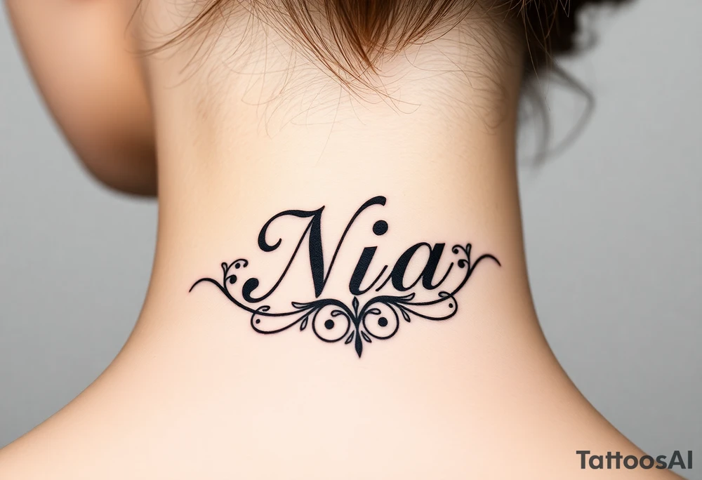 Name Nia tattoo idea