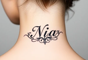 Name Nia tattoo idea