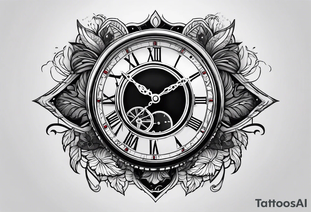 Tattoo which represent the flow of time tattoo idea