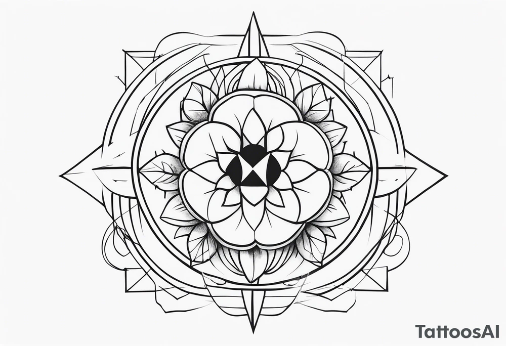 Razão e emoção tattoo idea