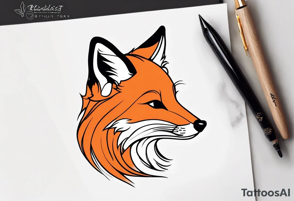 little fox tattoo idea