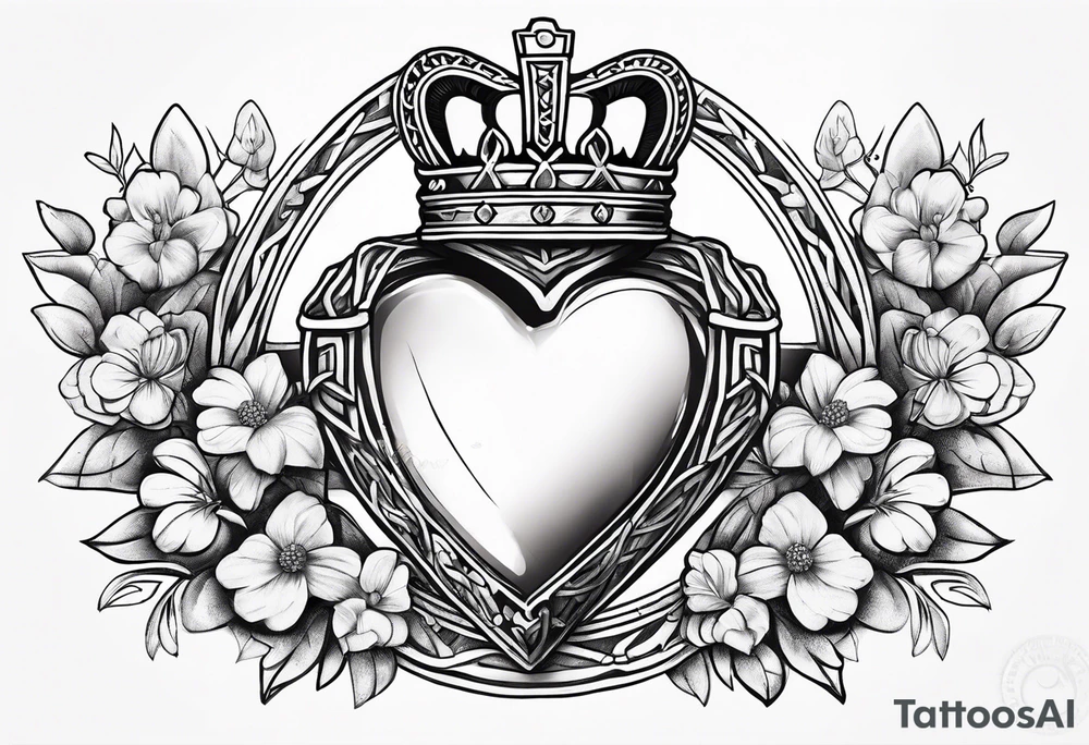 Irish claddagh tattoo idea