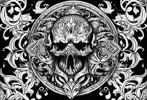 scary nemesis tattoo idea