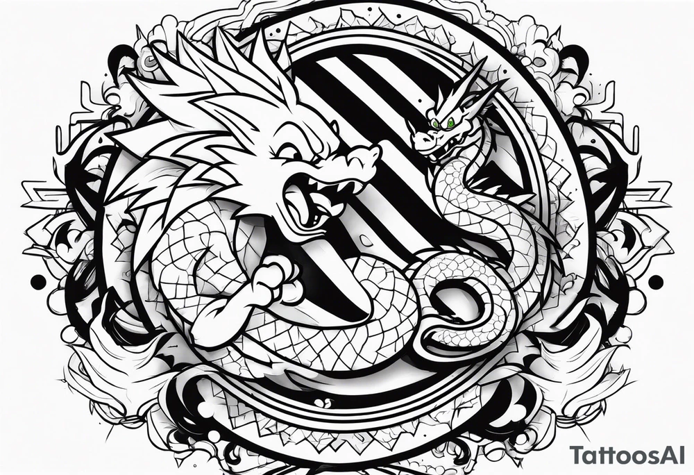 dragonball z tattoo idea