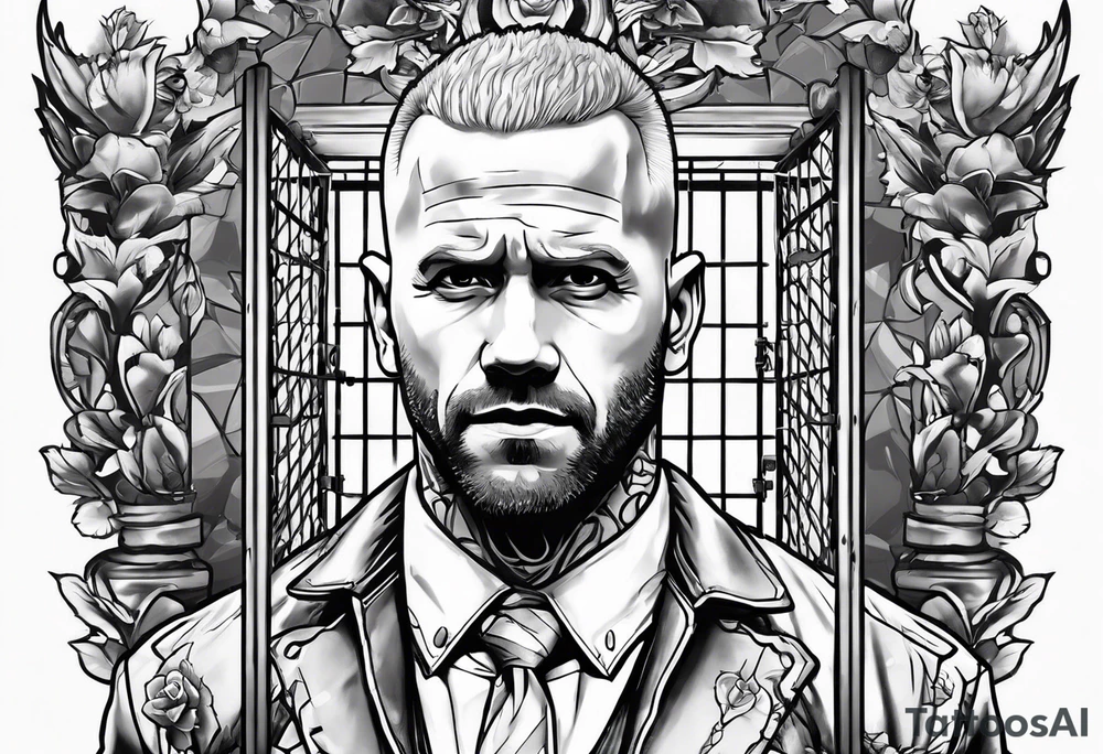 Wade wilson jail tattoo idea