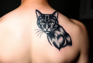 Black Cat tattoo idea