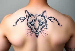 Black Cat tattoo idea