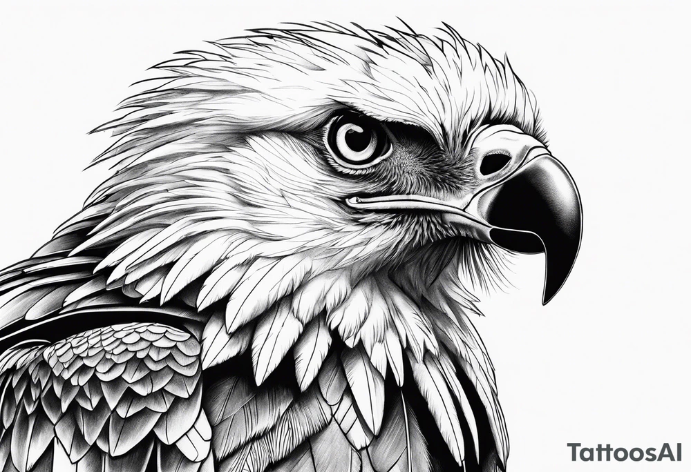 Bearded vulture tattoo idea