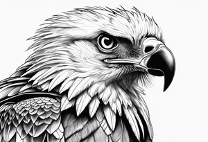 Bearded vulture tattoo idea