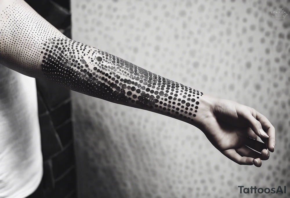 broken skeletal arm tattoo idea