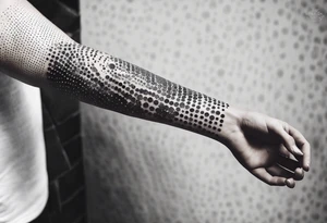 broken skeletal arm tattoo idea