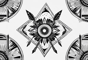 quiver of arrows tattoo idea
