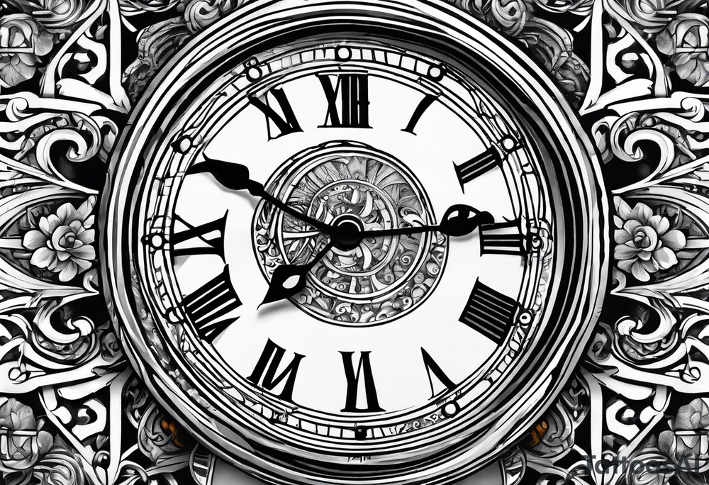 Time is money tattoo idea