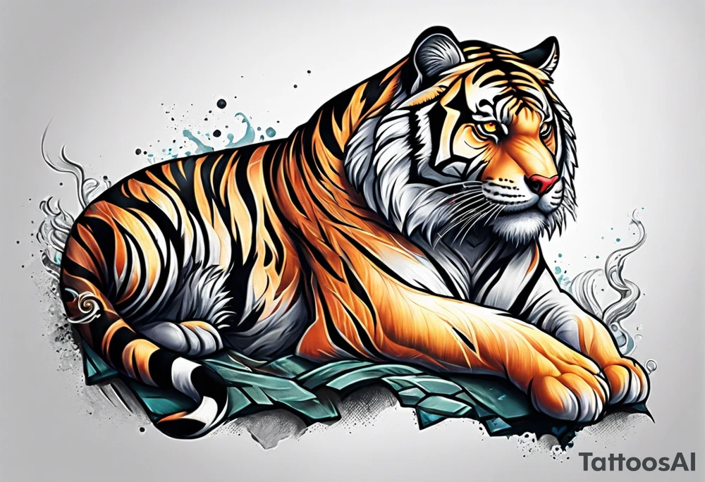 Tiger tattoo idea