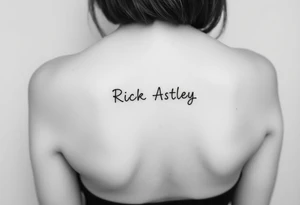 Rick Astley meme tattoo idea