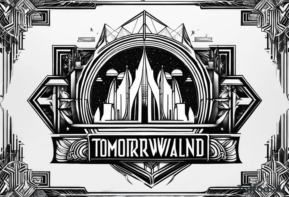 tomorrowland festival logo for 3 friendas tattoo idea