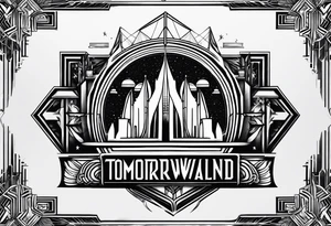 tomorrowland festival logo for 3 friendas tattoo idea