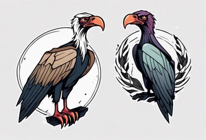 vulture tattoo idea