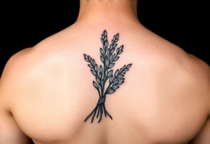 sage bundle tattoo idea