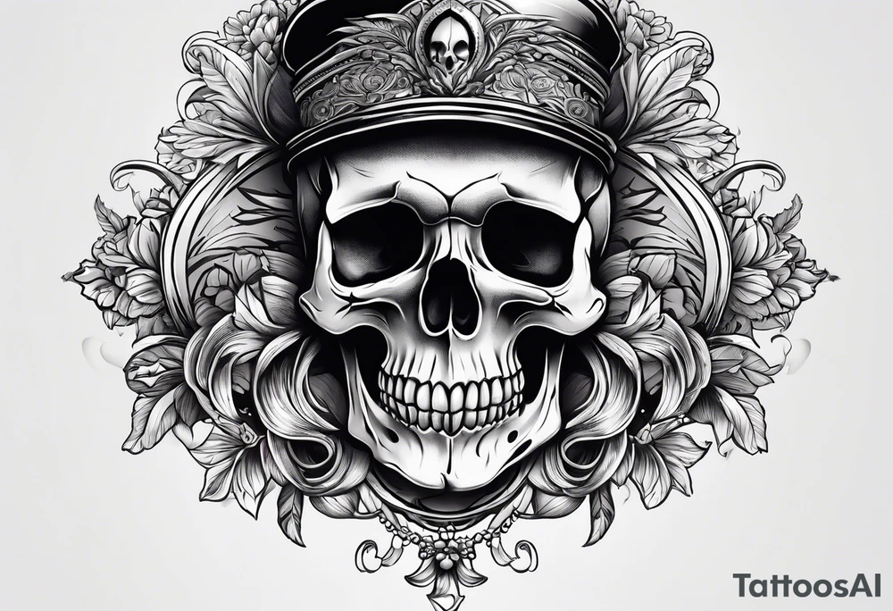 skull tattoo idea