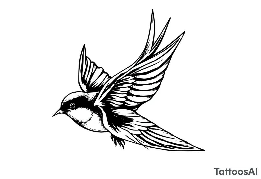 Swallow tattoo idea