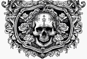 armband with these words: memorable life honorable death tattoo idea