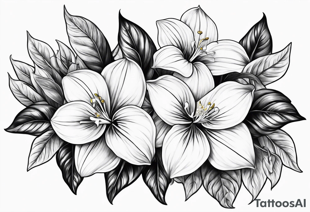 trillium tattoo idea