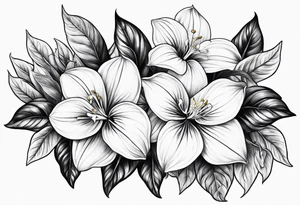 trillium tattoo idea