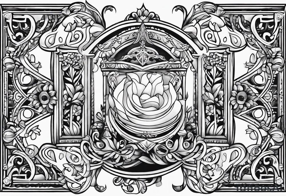 Dutch lineage/heritage tattoo. Simple, gothic feeling tattoo idea