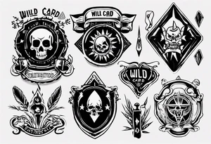 wild card tattoo idea