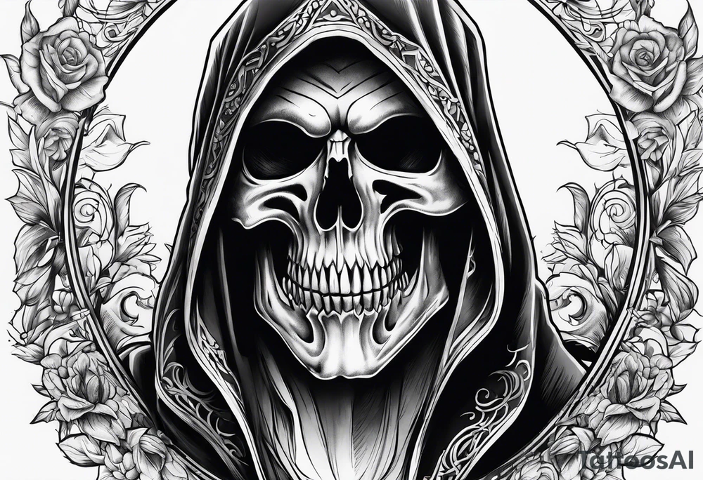 Grim reaper tattoo idea