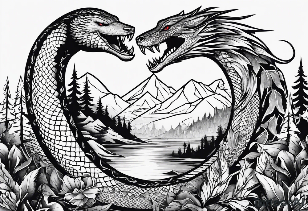 The Witcher 3: Wild Hunt, 
snakes tattoo idea