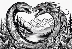 The Witcher 3: Wild Hunt, 
snakes tattoo idea