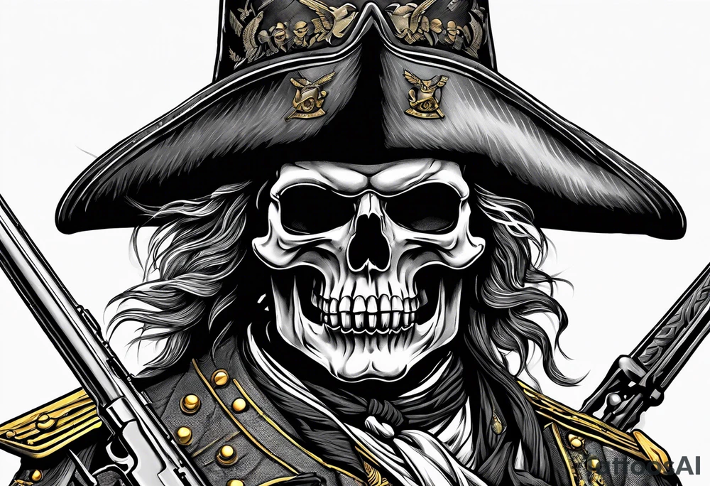 charging ,
revolutionary war colonial soldier, Skull face,  Ar-15,  Liberty Bell Liberty or death tattoo idea