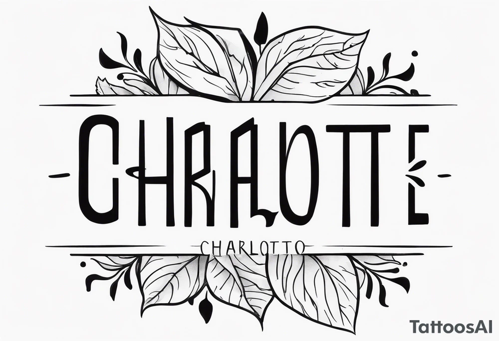 name, Charlotte tattoo idea