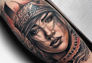extreme pain in elbow human tissue on arm tattoo idea