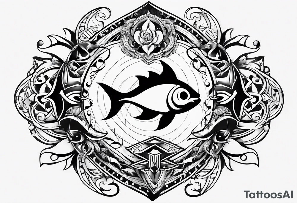 masculine pisces friendship tattoo idea tattoo idea