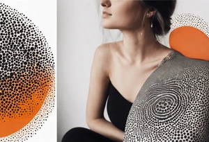 orange bonfire tattoo idea