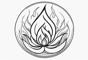 Fire tattoo idea