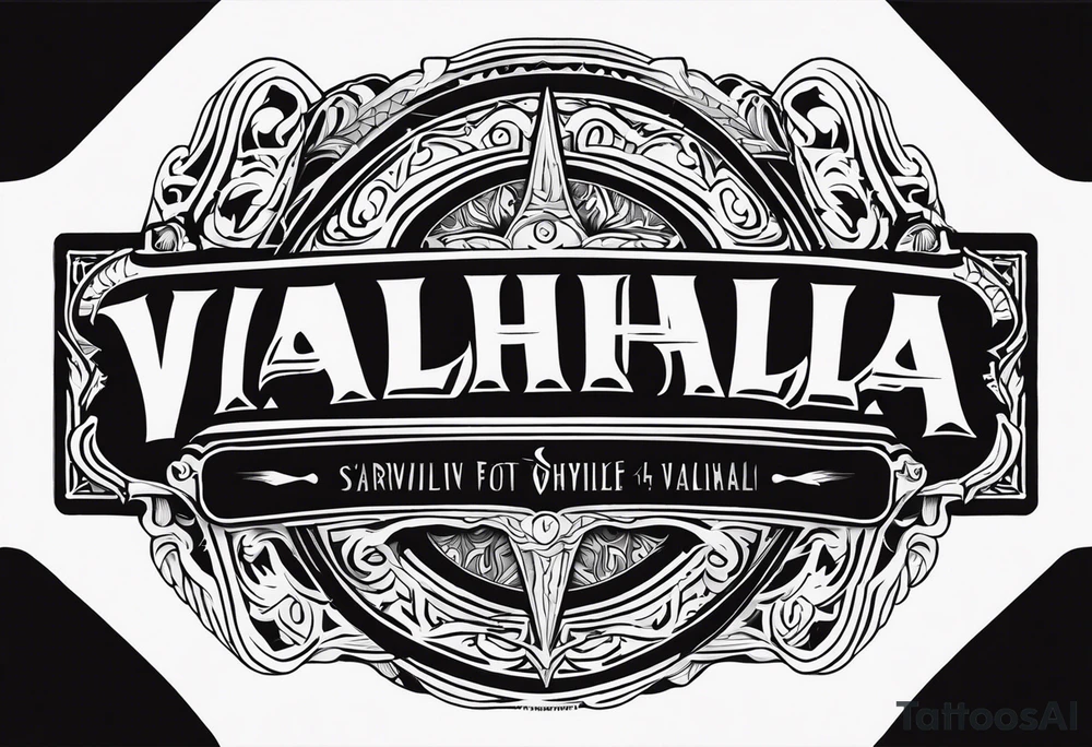 Valhalla tattoo idea
