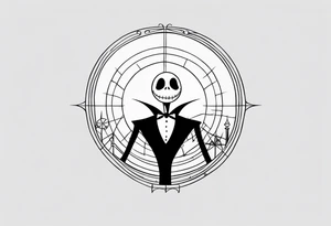 Jack Skellington with a coordinate tattoo idea