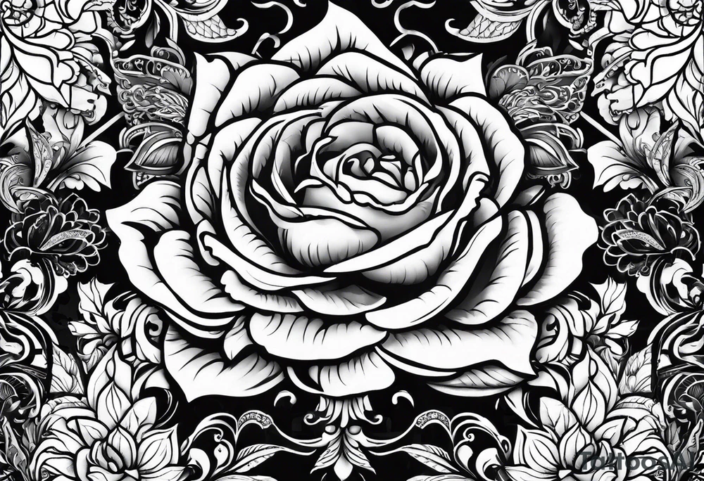 พระแม่มาลี ดอกบัว นก tattoo idea