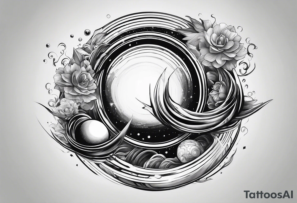 A wormhole tattoo idea