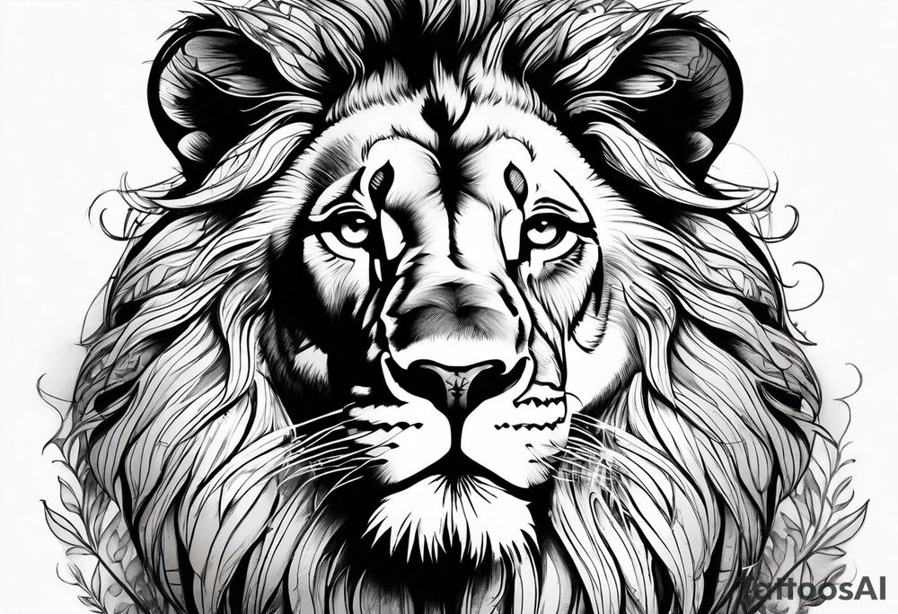Lion tattoo idea