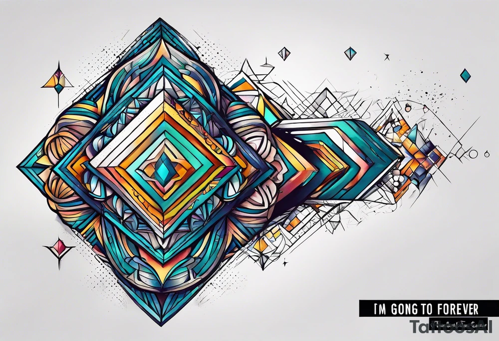 “I’m going to love you forever”, forearm tattoo idea
