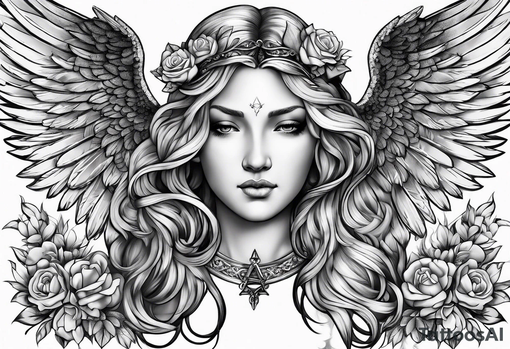biblically accurate angels tattoo idea