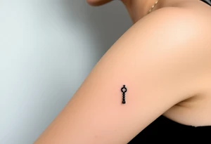 Chicano style woman with praying hands and rosary in hands tattoo idea