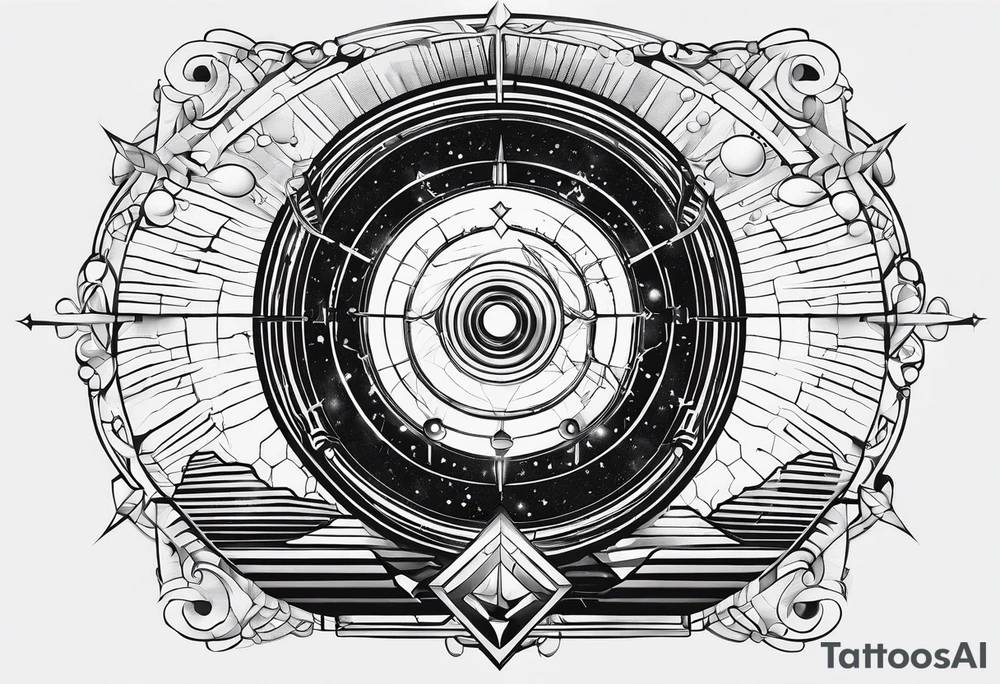 Wormhole events horizon tattoo idea