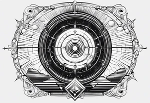 Wormhole events horizon tattoo idea